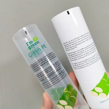 green PE squeeze lotion tube(001)